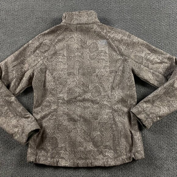 The North Face Apex Bionic Soft Shell Jacket Women's Medium Brown Herringbone - Picture 3 of 14